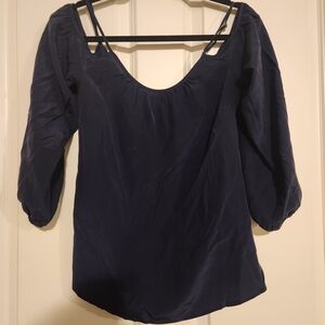 Lilly Pulitzer Off Shoulder Silk Blouse